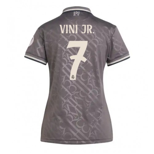 Fotbalové Dres Real Madrid Vinicius Junior #7 Dámské Alternativní 2024-25 Krátký Rukáv